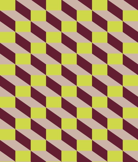 Rebel Walls R20023 Happy Socks Filled Optic Lime & Red - mural w geometryczny i trójwymiarowy wzór