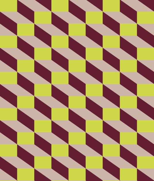 Rebel Walls R20023 Happy Socks Filled Optic Lime & Red - mural w geometryczny i trójwymiarowy wzór