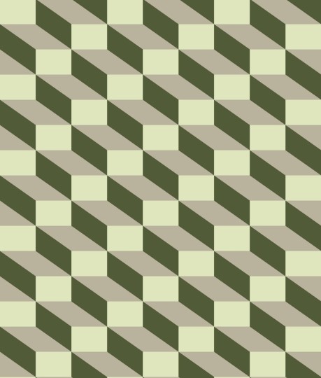 Rebel Walls R20025 Happy Socks Filled Optic Green - mural w geometryczny i trójwymiarowy wzór