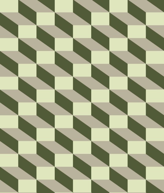 Rebel Walls R20025 Happy Socks Filled Optic Green - mural w geometryczny i trójwymiarowy wzór