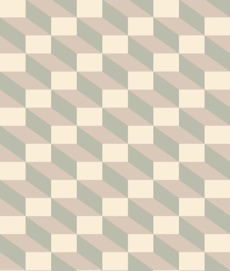 Rebel Walls R20026 Happy Socks Filled Optic Beige - mural w geometryczny i trójwymiarowy wzór