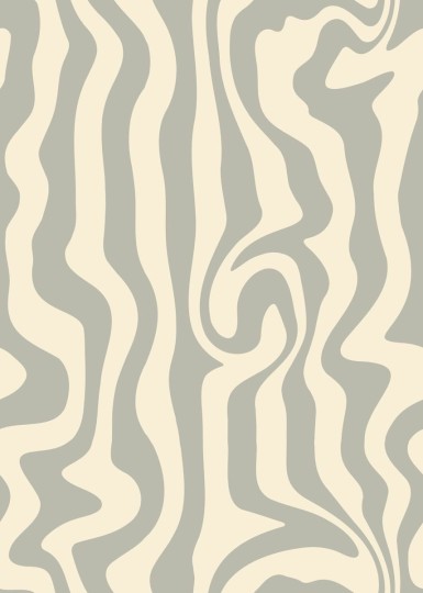 Rebel Walls R20044 Happy Socks Dizzy Gray - mural w pasy zebry w retro klimacie