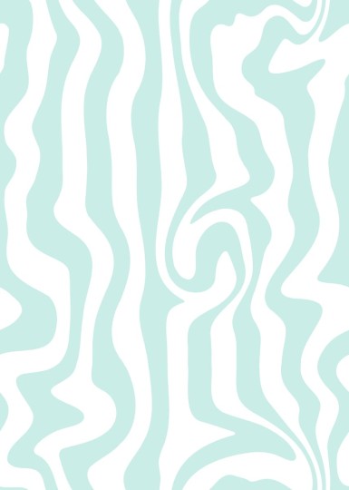 Rebel Walls R20045 Happy Socks Dizzy Turquoise - mural w pasy zebry w retro klimacie