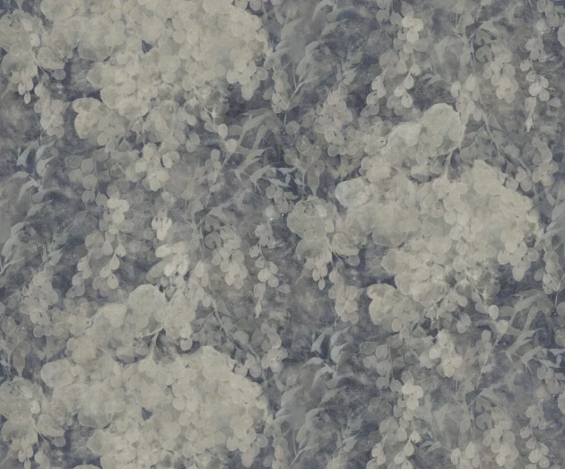 Rebel Walls R18875 Mystic Shades Grapevine Silhouette Blue - mural w latorośl winną