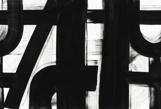 Rebel Walls R20180 Mystic Shades Bold Lines Black & White - mural w abstrakcyjny wzór