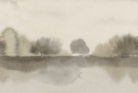 Rebel Walls R20170 Mystic Shades Stormy Forest Beige - mural w motyw lasu