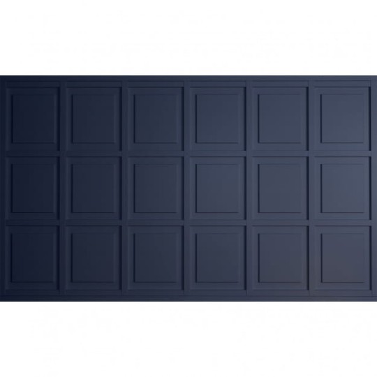 Les Dominotiers DOM_2065 Volume 11 Wall Panelling Victor Navy - mural imitujący boazerię angielską