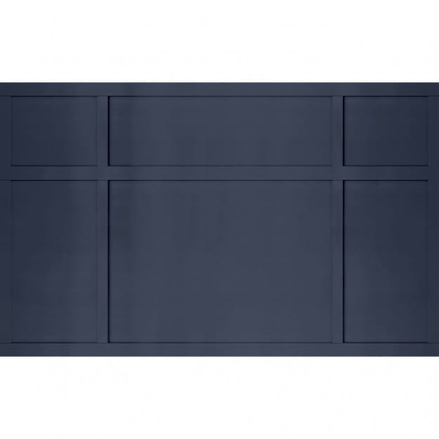 Les Dominotiers DOM_2038 Volume 11 Wall Panelling Charles Navy - mural imitujący boazerię angielską