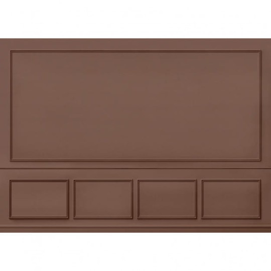 Les Dominotiers DOM_2024 Volume 11 Wall Panelling Lucien Terra - mural imitujący francuskie listwy ścienne