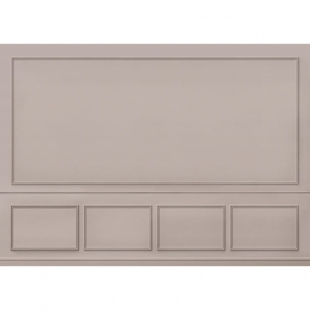 Les Dominotiers DOM_2023 Volume 11 Wall Panelling Lucien Powder - mural imitujący francuskie listwy ścienne