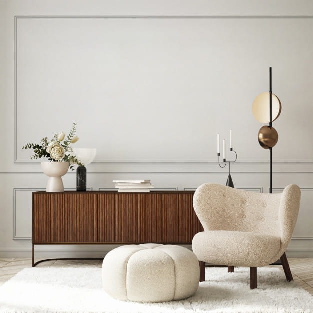 Les Dominotiers DOM_2019 Volume 11 Wall Panelling Lucien Pearl - mural imitujący francuskie listwy ścienne