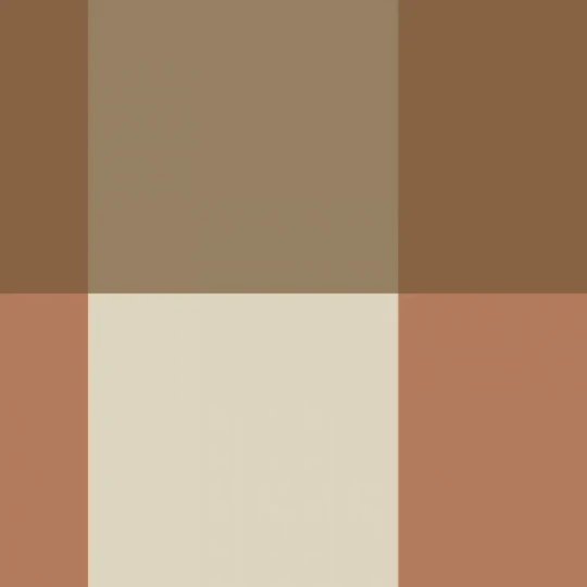 Casadeco 200373412 Galons & Frises La Charmante Terre de sienne/tabac - border w kratkę