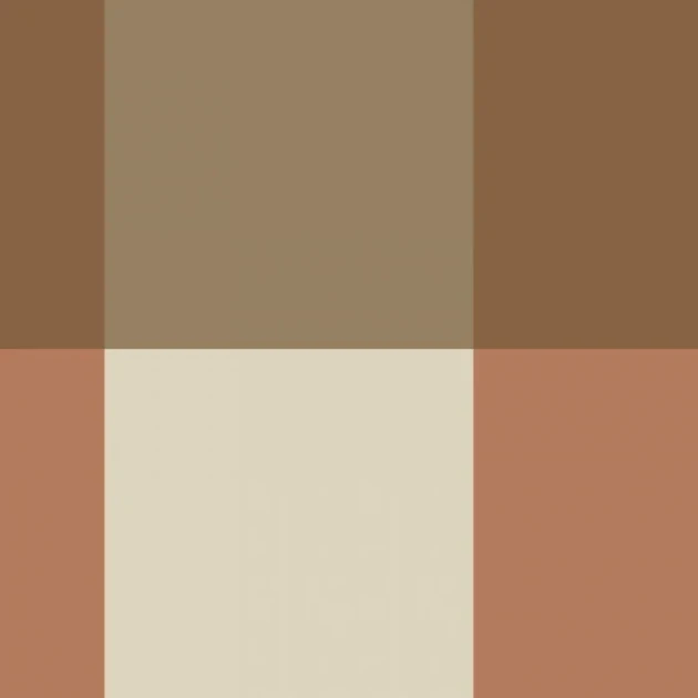 Casadeco 200373412 Galons & Frises La Charmante Terre de sienne/tabac - border w kratkę