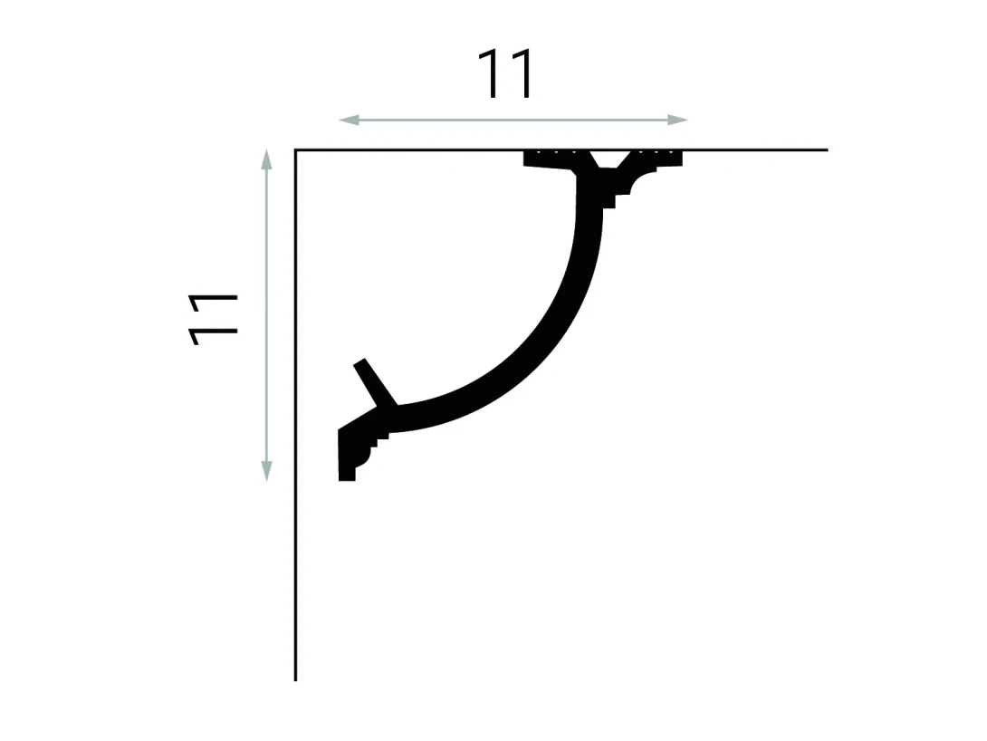 Maskownica karnisza Mardom QL027