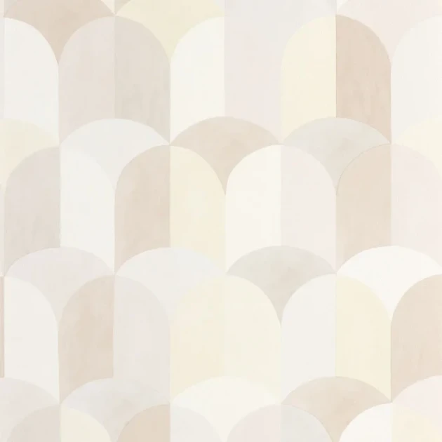 Caselio 105441199 Azur Bandol Beige - tapeta w geometryczny wzór