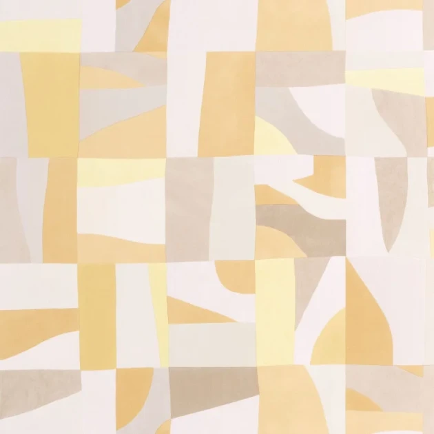 Caselio 105461228 Azur Aix Beige jaune - tapeta w abstrakcyjny wzór