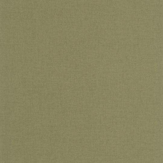 Caselio 103227412 Graphic Uni Mat Vert pinede - matowa zielona tapeta imitująca len