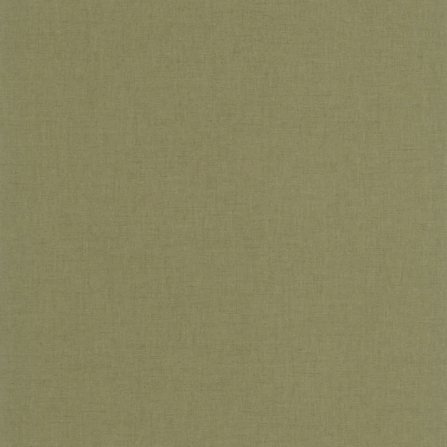 Caselio 103227412 Graphic Uni Mat Vert pinede - matowa zielona tapeta imitująca len