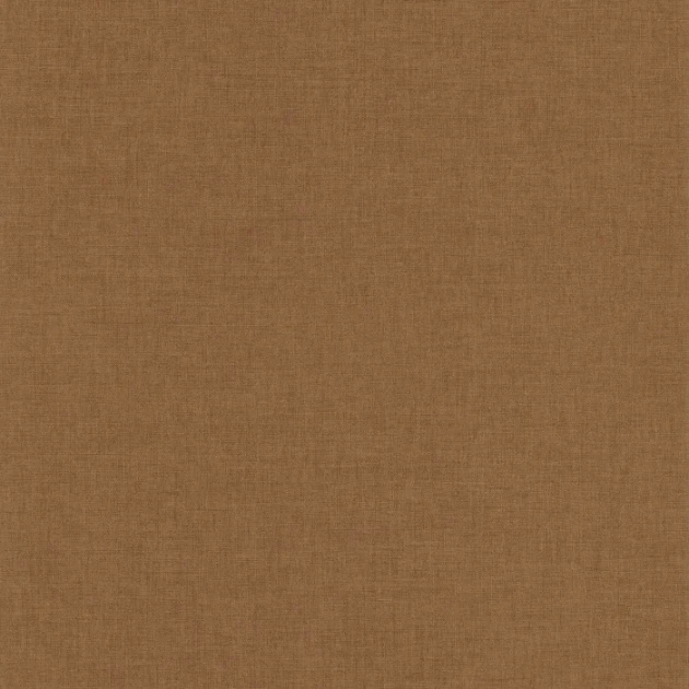 Caselio 103222042 Graphic Uni Mat Fauve - matowa brązowa tapeta imitująca len