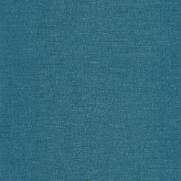 Caselio 103236250 Graphic Uni Metallise/Irise Bleu madura dore - ciemnoniebieska tapeta imitująca len z połyskującymi akcentami