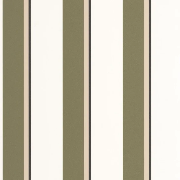 Caselio 105530753 Graphic Linear Vert kaki - tapeta w pasy