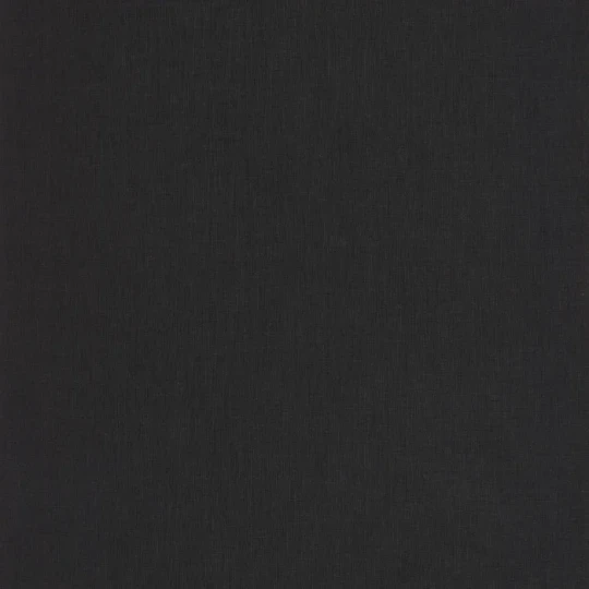 Caselio 68529999 Graphic Linen Uni Noir - czarna tapeta imitująca len