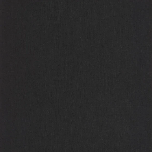 Caselio 68529999 Graphic Linen Uni Noir - czarna tapeta imitująca len