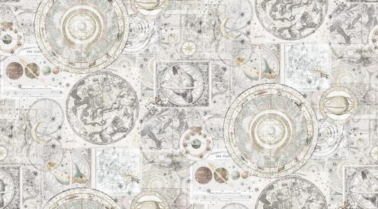 Boras Tapeter 9550W Studio Vintage Star Map Multi - mural mapa gwiazd