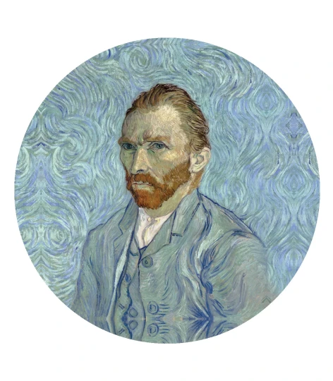 Wallcolors Dots Vincent - okrągły mural w Van Gogh