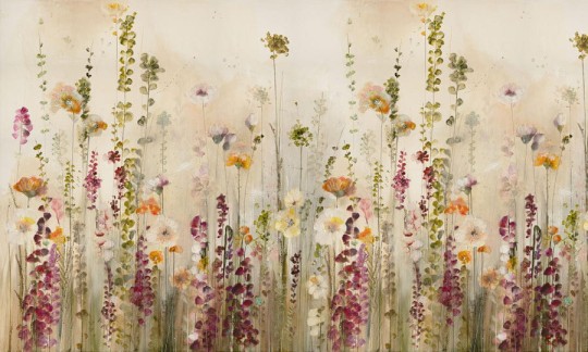 Wall Art Semiramide- mural w kwiecistą łąkę