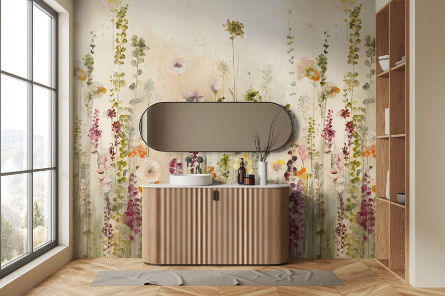 Wall Art Semiramide- mural w kwiecistą łąkę