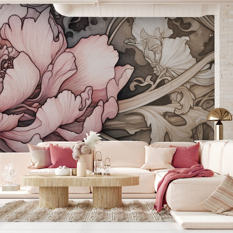 Wall Art Miraculum - mural w kwiaty