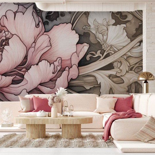 Wall Art Miraculum - mural w kwiaty
