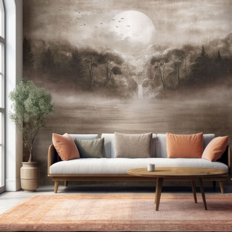 Wall Art Tramonto - mural w nocny pejzaż