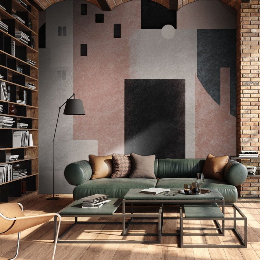 Wall Art Collage - mural w geometryczny motyw