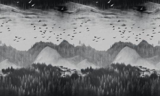 Wall Art Tenebis - mural w krajobraz