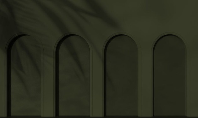 Wall Art Libra Olive - mural w architektoniczny motyw