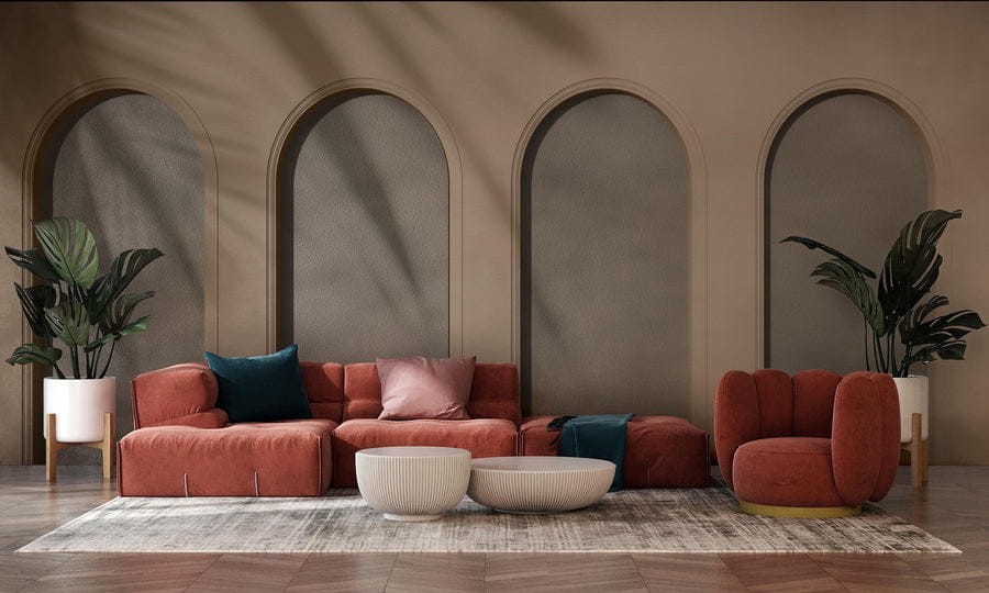 Wall Art Libra Coffee - mural w architektoniczny motyw