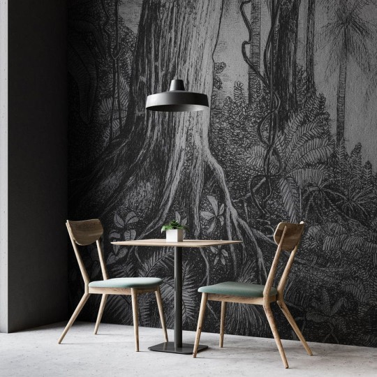 Wall Art Ness - mural w rysunek lasu tropikalnego