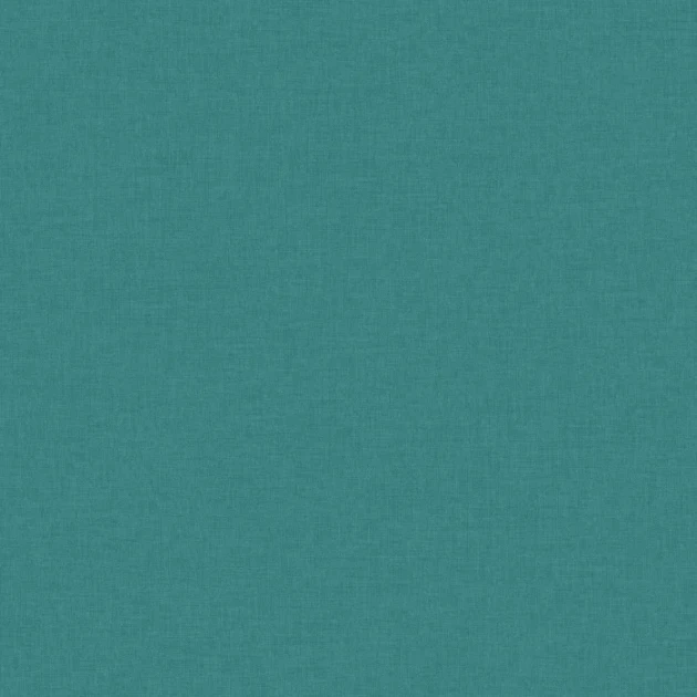Caselio 100607812 Les Minis Mondes Hygge Uni Vert emeraude - zielona tapeta imitująca tkaninę