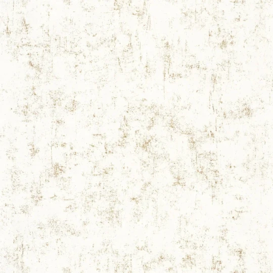 Caselio 101491320 Color Box 3 Beton Uni Blanc neige dore - tapeta imitująca strukturę betonu z miedzianymi akcentami