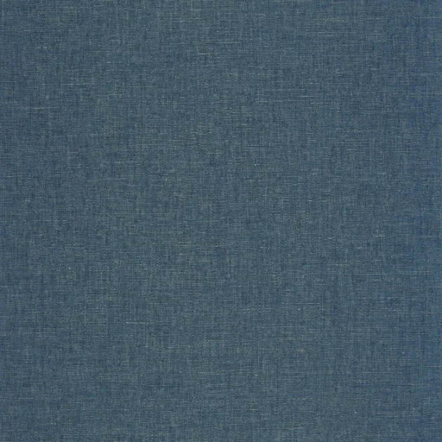 Caselio 103236520 Color Box 3 Uni Metallise/irise Bleu paon dore - granatowa tapeta imitująca tkaninę z metalicznymi przeszyciami