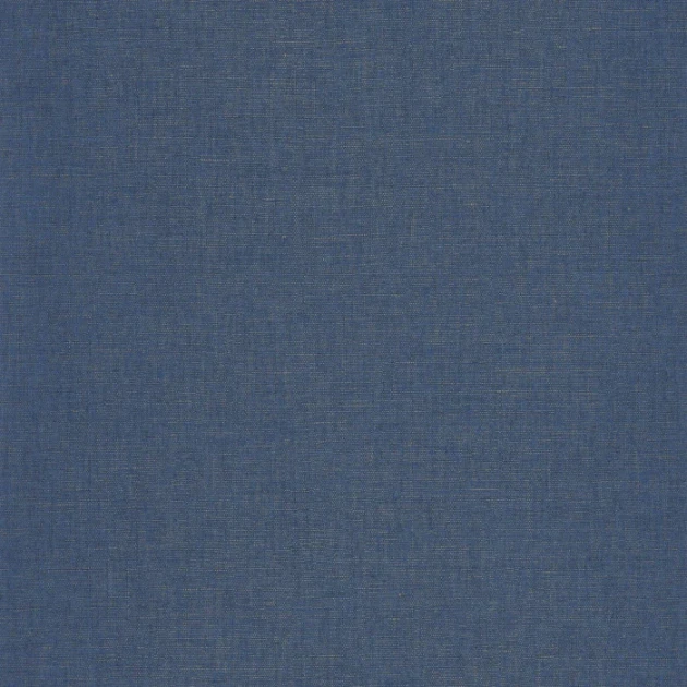 Caselio 103236032 Color Box 3 Uni Metallise/irise Bleu jean cuivre - granatowa tapeta imitująca tkaninę z metalicznymi przeszyciami