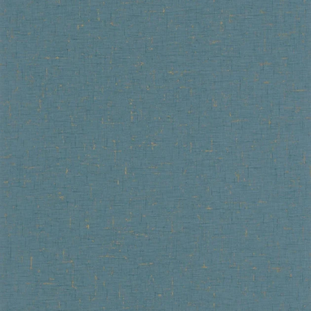 Caselio 103776231 Color Box 3 Gaze Metal Bleu canard or - tapeta z tekstylnym efektem i metalicznymi akcentami