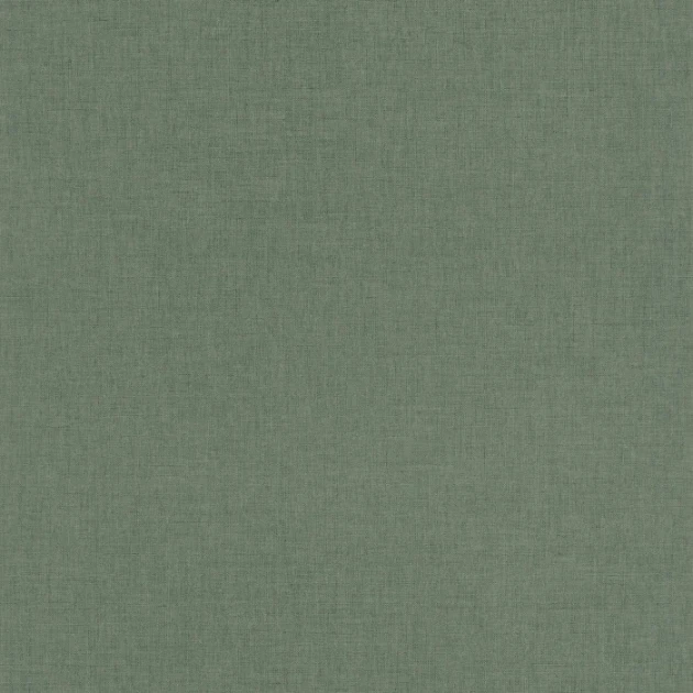 Caselio 68527852 Color Box 3 Linen Uni Vert bouteille - tapeta imitująca len