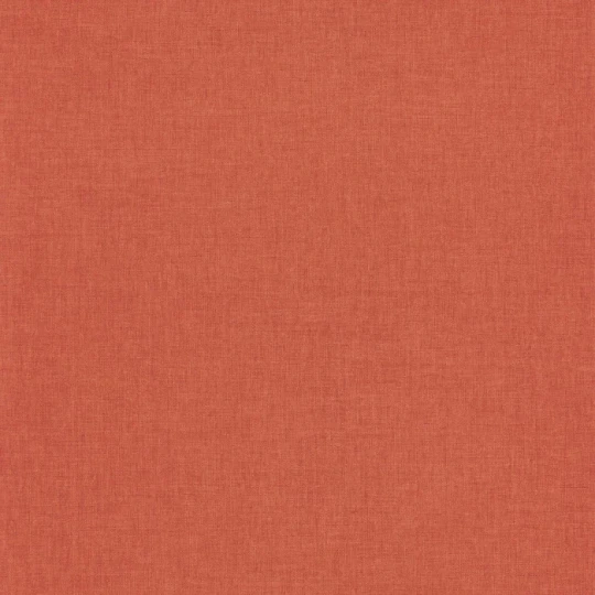 Caselio 68523730 Color Box 3 Linen Uni Terracotta - tapeta imitująca len