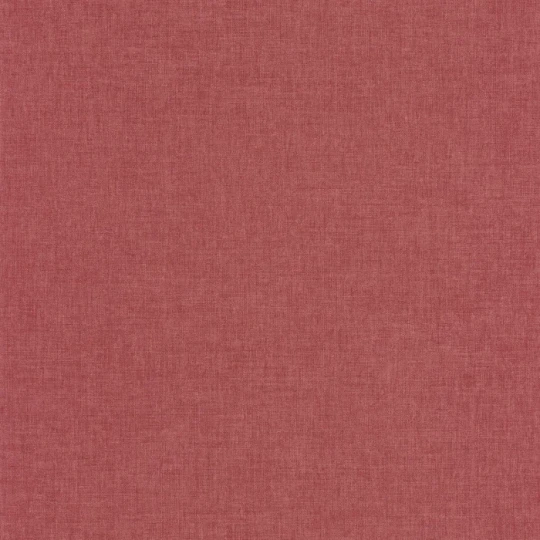 Caselio 68525760 Color Box 3 Linen Uni Lie de vin - tapeta imitująca len