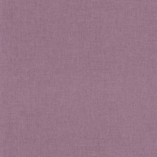 Caselio 68525642 Color Box 3 Linen Uni Aubergine - tapeta imitująca len