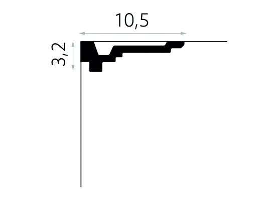 Listwa sufitowa Mardom MDB162