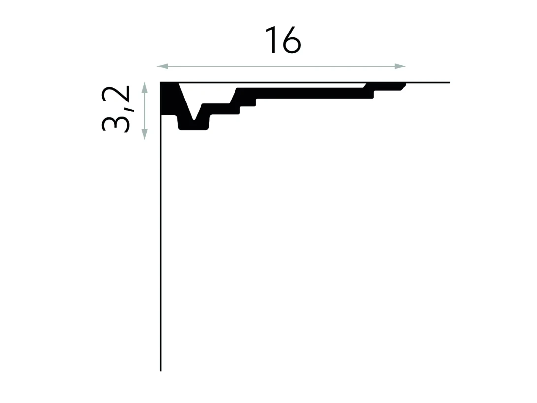 Listwa sufitowa Mardom MDB163